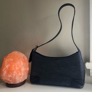 Denim mini purse
